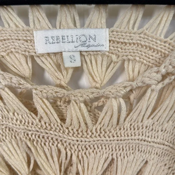 Rebellion Crochet Shirt Size S - Picture 3 of 4